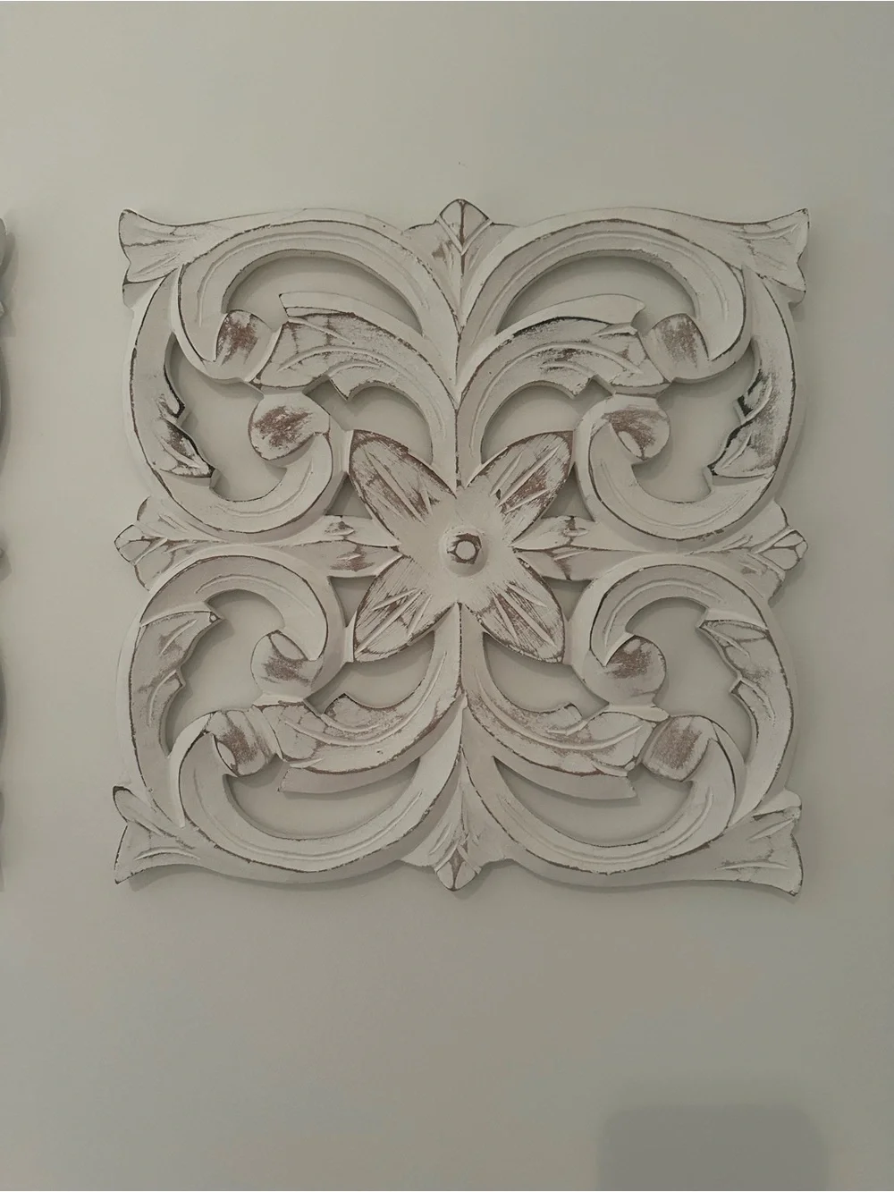 Carved Wood Wall Decor - Set of 3